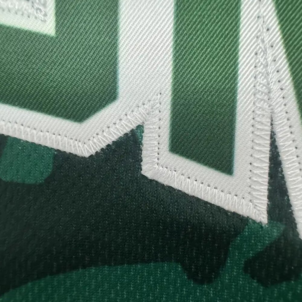 Boston Celtics Larry Bird #33 Basketball Jersey Stitched Green Men's - Picture 4 of 5